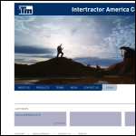 Screen shot of the Intertractor (GB) Ltd website.