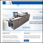 Screen shot of the Interprint Associates website.