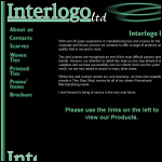 Screen shot of the Interlogo London Ltd website.