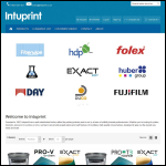Screen shot of the Intuprint Ltd website.
