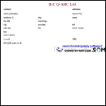 Screen shot of the ILC Q-Arc Ltd website.