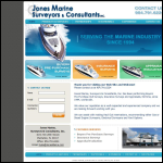 Screen shot of the Jones (Marine) Ltd website.