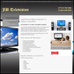 Screen shot of the JB Television Service website.