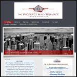 Screen shot of the JJ Property Maintenance Services website.