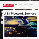 Screen shot of the JI Pipework Services website.