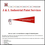 Screen shot of the JL Plant Services Ltd website.