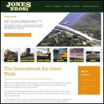 Screen shot of the Jones Brothers Construction Co Ltd website.