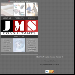 Screen shot of the JMS Consultants website.