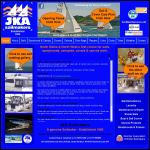Screen shot of the JKA Sailmakers Ltd website.