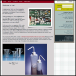 Screen shot of the Just Plastics Ltd website.