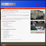 Screen shot of the Jura-Spray Ltd website.