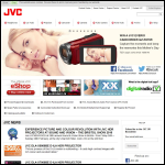 Screen shot of the JVC Professional Products UK website.