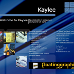 Screen shot of the Kaylee Ltd website.