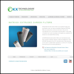 Screen shot of the KX Technology Ltd website.