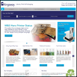 Screen shot of the Kingsway Printers website.