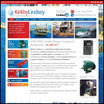 Screen shot of the Kirkby Electrical Rewinding Services Ltd website.