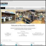 Screen shot of the Keyways Master Key Systems Ltd website.