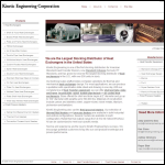 Screen shot of the Kinetic Engineering & Design website.