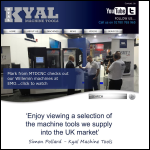 Screen shot of the Kyal Machine Tools Ltd website.