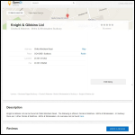 Screen shot of the Knight & Gibbins Ltd website.