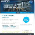 Screen shot of the Kuhnel Graphics Ltd website.