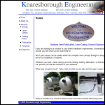 Screen shot of the Knaresborough Engineering website.