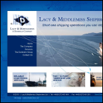 Screen shot of the Lacy & Middlemiss Shipbrokers Ltd website.