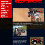 Screen shot of the LRS Equipment Ltd website.