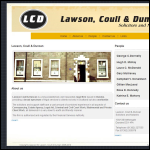 Screen shot of the Lawson, Coull & Duncan website.