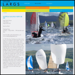 Screen shot of the Largs Yacht Haven Ltd website.