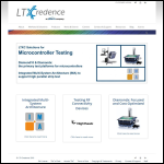 Screen shot of the LTX (Europe) Ltd website.