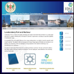 Screen shot of the Londonderry Port & Harbour Commissioners website.
