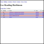 Screen shot of the Lee Reading Harbinson website.
