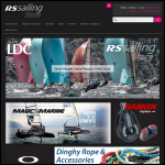 Screen shot of the LDC Racing Sailboats website.