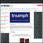 Screen shot of the Lyndoe (Holdings) Ltd website.