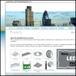 Screen shot of the Lumitron Lighting Ltd website.