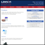 Screen shot of the Lawson Mardon Medical Products website.