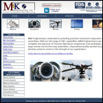 Screen shot of the MK Engineering website.