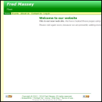 Screen shot of the Massey Construction Ltd website.