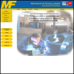 Screen shot of the Mechanical & Ferrous Ltd website.