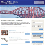 Screen shot of the Malcolm Jack & Matheson website.