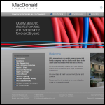 Screen shot of the MacDonald, A. M. (Electrical Engineers) Ltd website.
