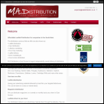Screen shot of the MA Distribution website.