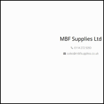 Screen shot of the MBF Ltd website.