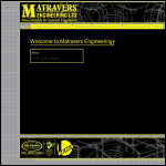 Screen shot of the Matravers Engineering Ltd website.