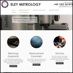 Screen shot of the Metrologie Ltd website.