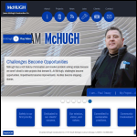 Screen shot of the McHugh, James A. website.