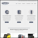 Screen shot of the Mersey Equipment Co Ltd website.