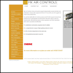 Screen shot of the MK Air Controls Ltd website.