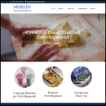 Screen shot of the Merlin Research Ltd website.
